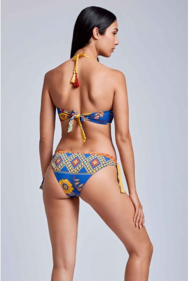 Bikini a fascia con coppe Lampone