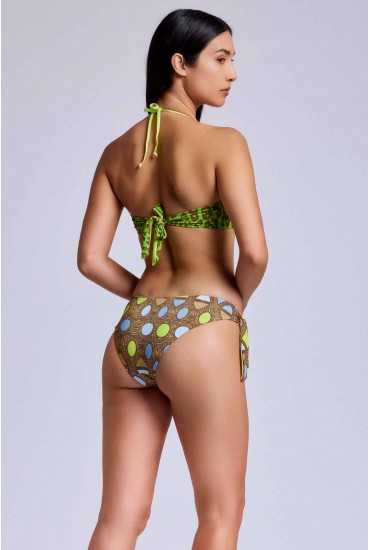 Bikini a fascia con coppe Lampone